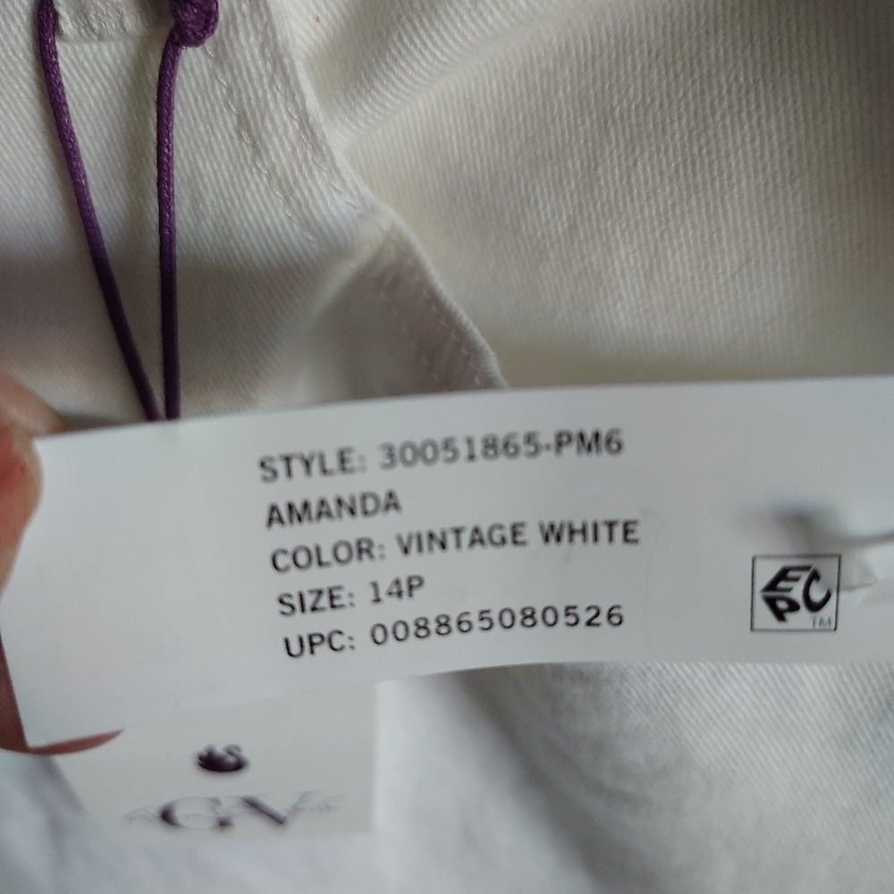 Gloria Vanderbilt Amanda the Original Slimming Jean 14P - Picture 4 of 10